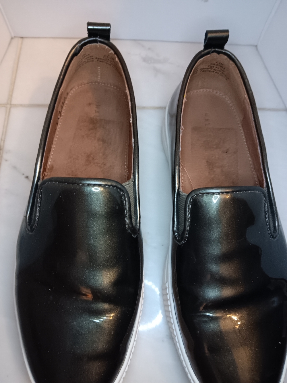 Halogen Baylee Slip-On Patent Leather Platform Sneakers - Picture 3 of 9
